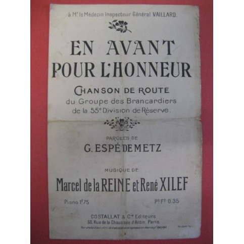 En avant pour l'honneur - (G. Espé de Metz / Marcel de la Reine et René Xilef)