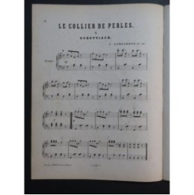 STREABBOG Louis Le Collier de Perles Piano XIXe siècle