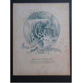 HARMSTON Edward La Cascade Piano ca1890