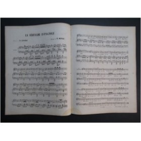 MERLE E. La Sérénade Espagnole Chant Piano ca1875
