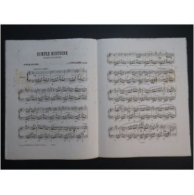 PAILLARD A. Simple Histoire Piano XIXe siècle
