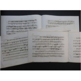 TOLBECQUE J. B. La Muette de Portici Quadrille 3 Piano Flûte Violon ca1850