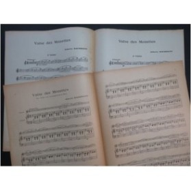 BACHMANN Alberto Valse des Mouettes Piano 2 Violons