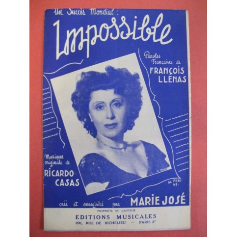 Impossible - Marie José (LLénas/Ricardo Casas)