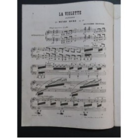 HERZ Henri Variations Brillantes sur la Violette op 48 Piano ca1845