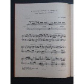 CRAMER J.-B. Études pour le Travail des Doubles Notes Piano