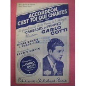 Accordéon c'est toi qui chantes - Carlo Cotti (Varna/Pipon) 1938