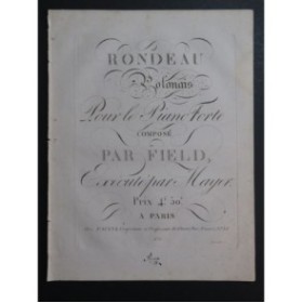 FIELD John Rondeau Polonais Piano ca1820