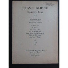 BRIDGE Frank Thy Hand in Mine Chant Piano 1917