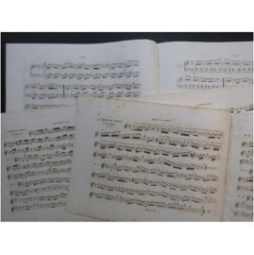 TOLBECQUE J. B. La Muette de Portici Quadrille 1 Piano Flûte Violon ca1850
