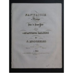 MOSCHELES Ignace Fantaisie Héroïque op 13 Piano ca1821