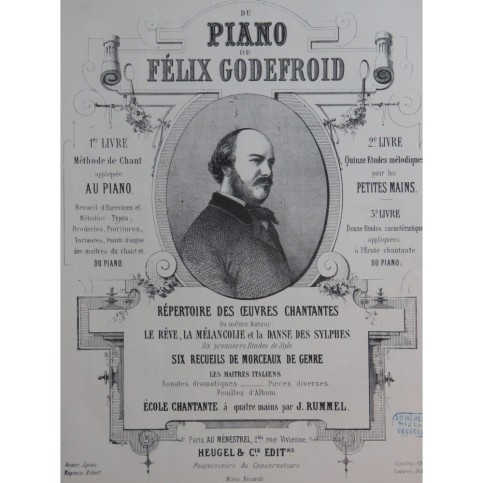 GODEFROID Félix Taïaut Piano ca1860