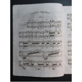 HERZ Henri Variations Brillantes sur la Violette op 48 Piano ca1820
