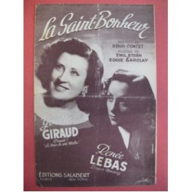 La Saint Bonheur Yvette Giraud Chanson 1952