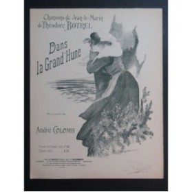 COLOMB André Dans la Grand'Hune Chant Piano ca1901