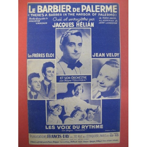 Le Barbier de Palerme Hélian Chanson 1948