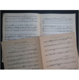 CLÉRISSE Robert Pièce Lyrique Piano Tuba ou Contrebasse ou Trombone 1957