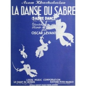 KHACHATURIAN Aram Sabre Dance Piano 1948