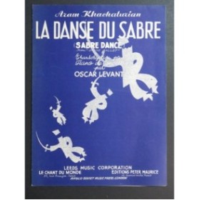 KHACHATURIAN Aram Sabre Dance Piano 1948