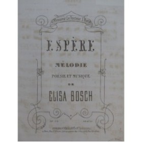 BOSCH Elisa Espère Chant Piano ca1865