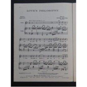 QUILTER Roger Love's Philosophy Chant Piano 1905
