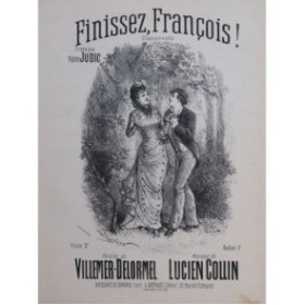 COLLIN Lucien Finissez François Chant Piano ca1880