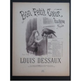 DESSAUX Louis Bon petit Coeur Piano
