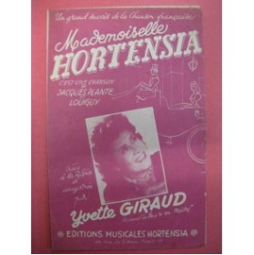 Mademoiselle Hortensia Yvette Giraud 1946