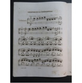 HERZ Henri Variations sur La Cenerentola Rossini Piano ca1830