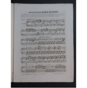 HAYDN Joseph Sonate op 41 No 1 Piano ca1860