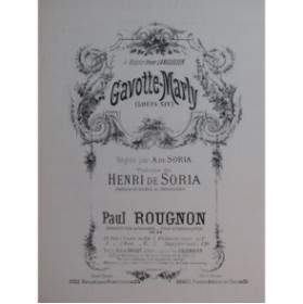 ROUGNON Paul Gavotte-Marly Louis XIV Piano Violon