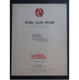 ALLEN NELSON Eithel Graceful Adriane Piano Violon 1922