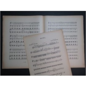 LEMAIRE Gaston Noël Chant Piano Violon 1933