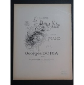 DORIA Georges Ballet Valse Piano