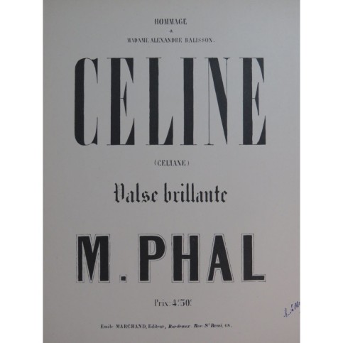 PHAL M. Céliane Piano
