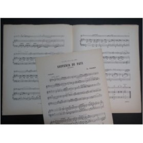 TOUREY Charles Souvenir du Pays Piano Violon