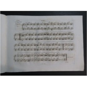 TOLBECQUE J. B. Quadrille No 1 Zampa Piano 4 mains ca1835