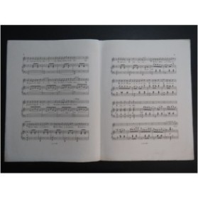 COEDÈS Auguste La Belle Bourbonnaise No 8 Chant Piano ca1874