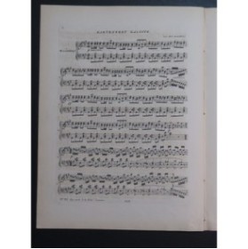 LANNER Joseph Gartenfest Galoppe Piano ca1845
