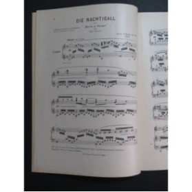 KRENEK Ernest Die Nachtigall Chant Piano