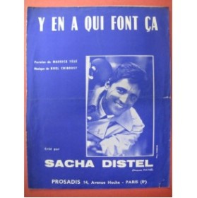 Y'en a qui font ça Sacha Distel 1966