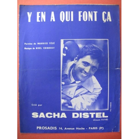 Y'en a qui font ça Sacha Distel 1966