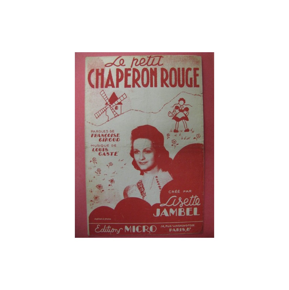 Le Petit Chaperon Rouge L. Jambel 1946