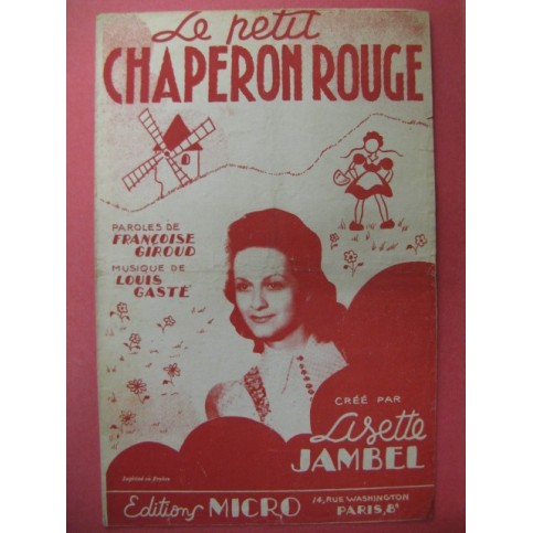 Le Petit Chaperon Rouge L. Jambel 1946