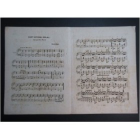 HAENDEL G. F. Chant National Anglais God Save the Queen Piano ca1880