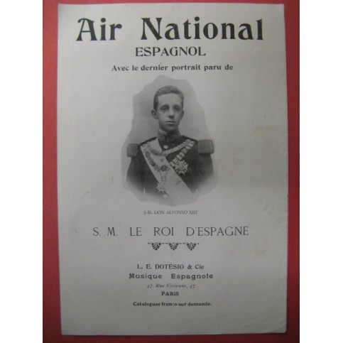 Air National Espagnol Chant Piano