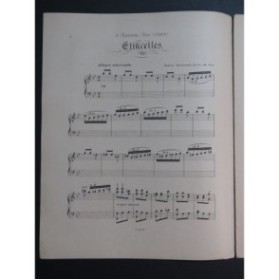 MOSZKOWSKI Maurice Etincelles op 36 No 6 Piano ca1886