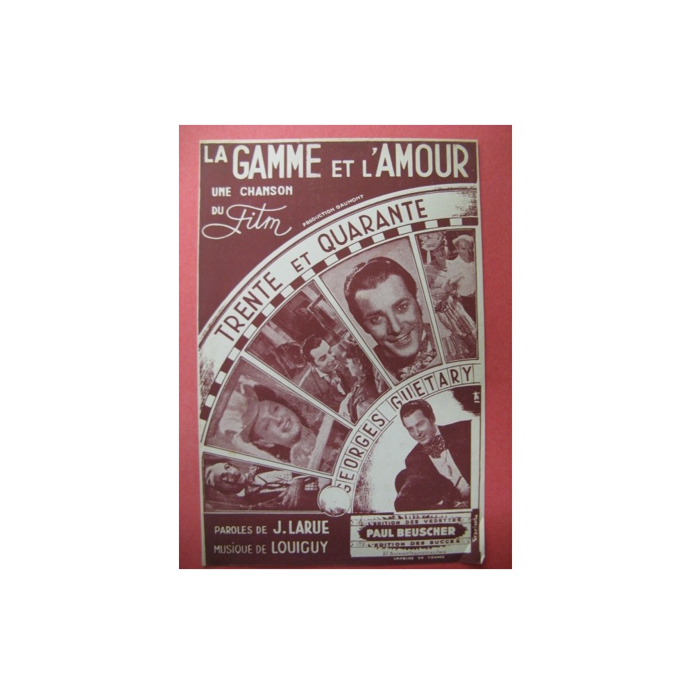 La Gamme et l'Amour Georges Guétary 1955
