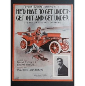 ABRAHAMS Maurice Hed Have To Get Under-Get Out And Get Under Chant Piano 1913