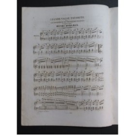 BOHLMAN SAUZEAU Henri Mathilda Piano ca1845
